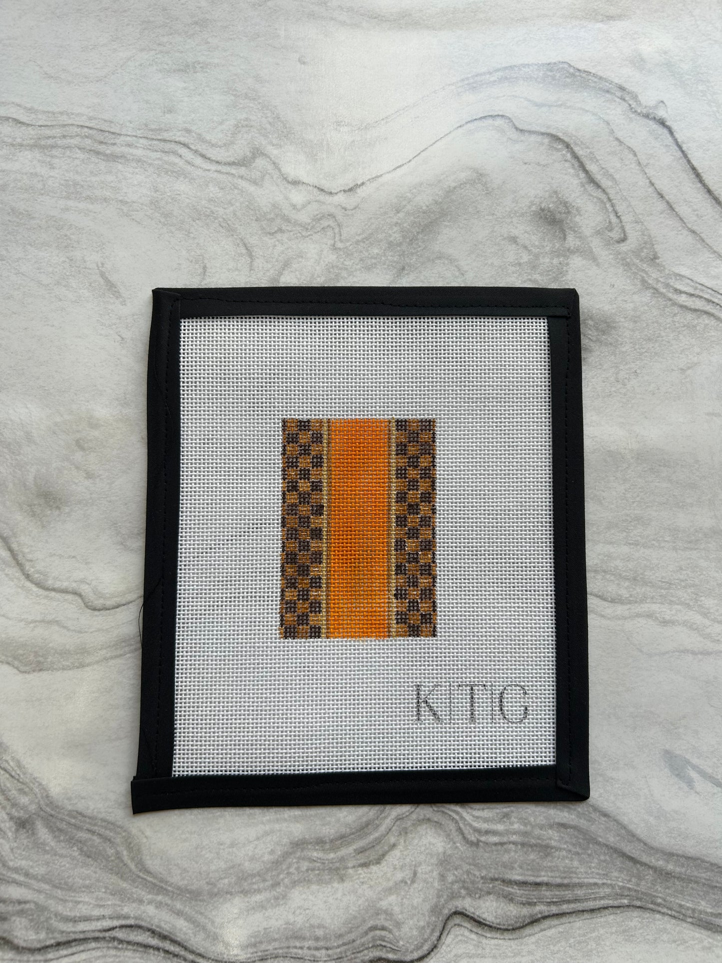 Brown Check Tag