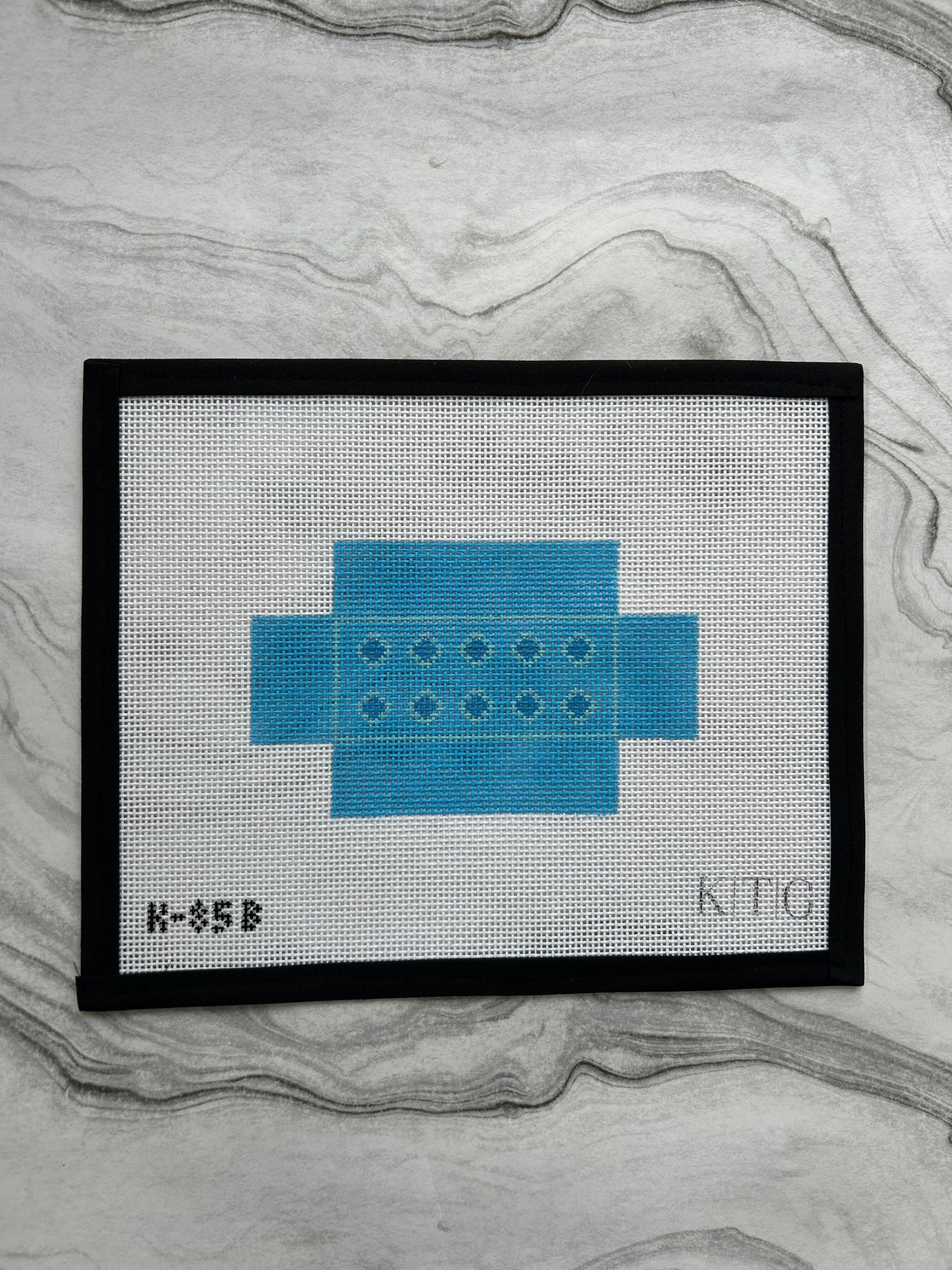 4" Blue 3D Brick