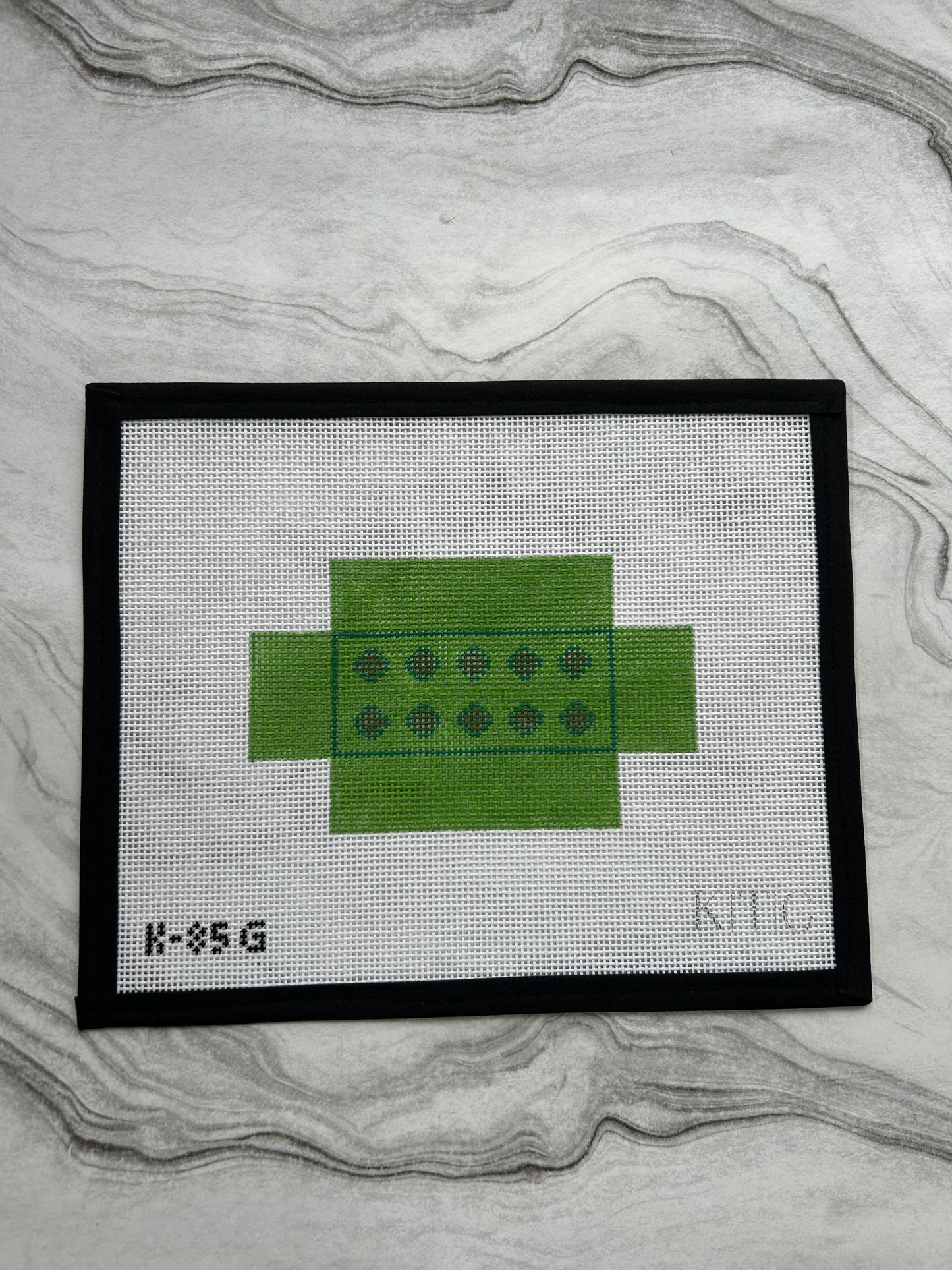 4" Green 3D Brick