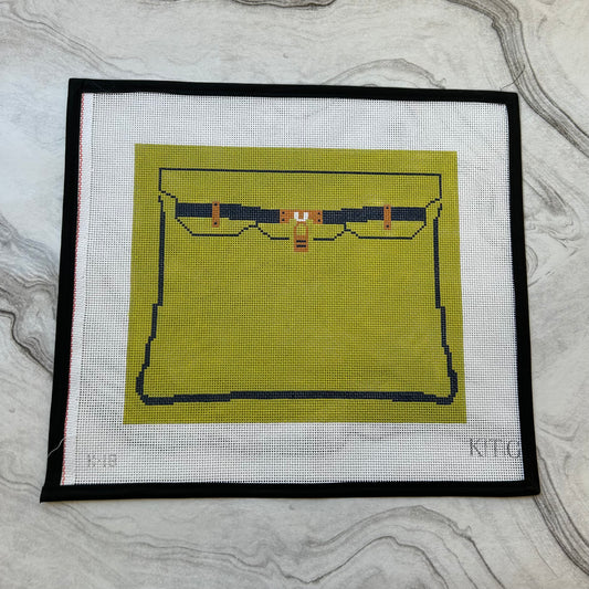 Chartreuse Clutch Canvas