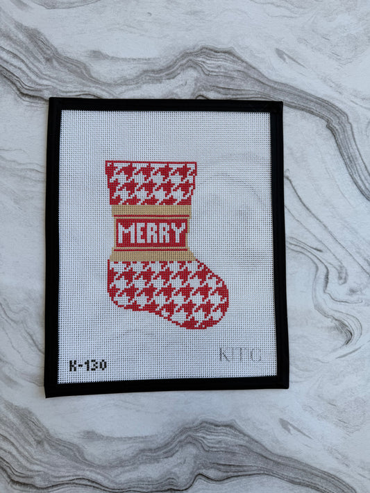 Hounds Tooth Mini Stocking