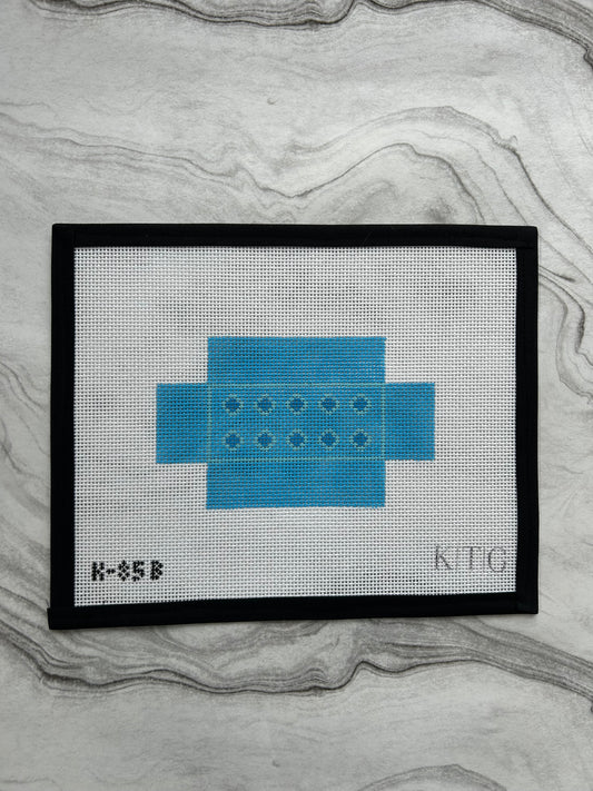 4" Blue 3D Brick