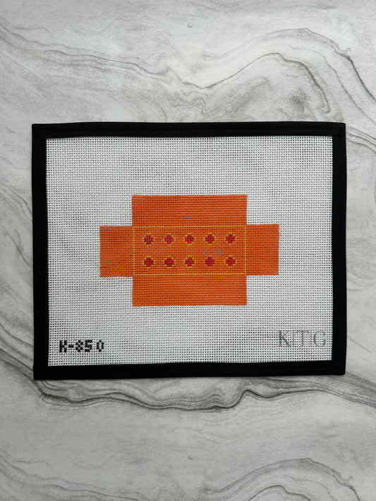 4" Orange 3D Brick